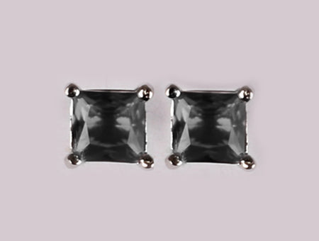 A Black  Cubic Zirconia Earring