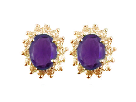 9 CT Yellow Gold Earring.