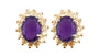 9 CT Yellow Gold Earring.