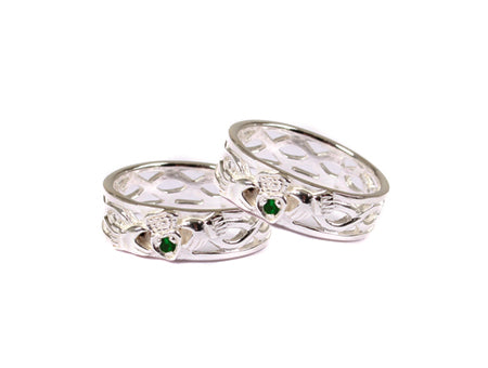 Claddagh Wedding Ring Set