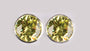 A Peridot & White Cubic Zirconia Earring.