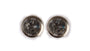 A Black 5mm Cubic Zirconia Earring.