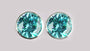 A Aquamarine  Cubic Zirconia Earring