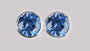 A Sapphire Cubic Zirconia Earring.