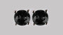 A Black Cubic Zirconia Earring 6mm