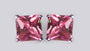 A Pink Cubic Zirconia Earring.