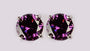 A Amethyst Cubic Zirconia Earring.
