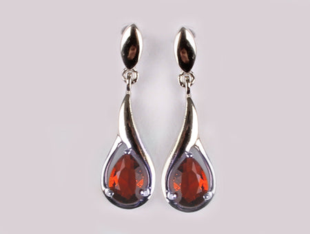 Ruby Cubic Zirconia Earring
