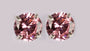 A Pink Cubic Zirconia Earring.6mm