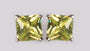 A Peridot Cubic Zirconia Earring.