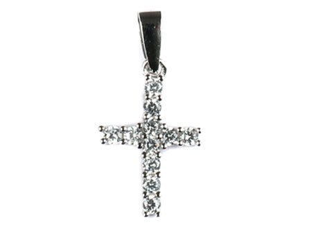A White Cubic Zirconia Pendant