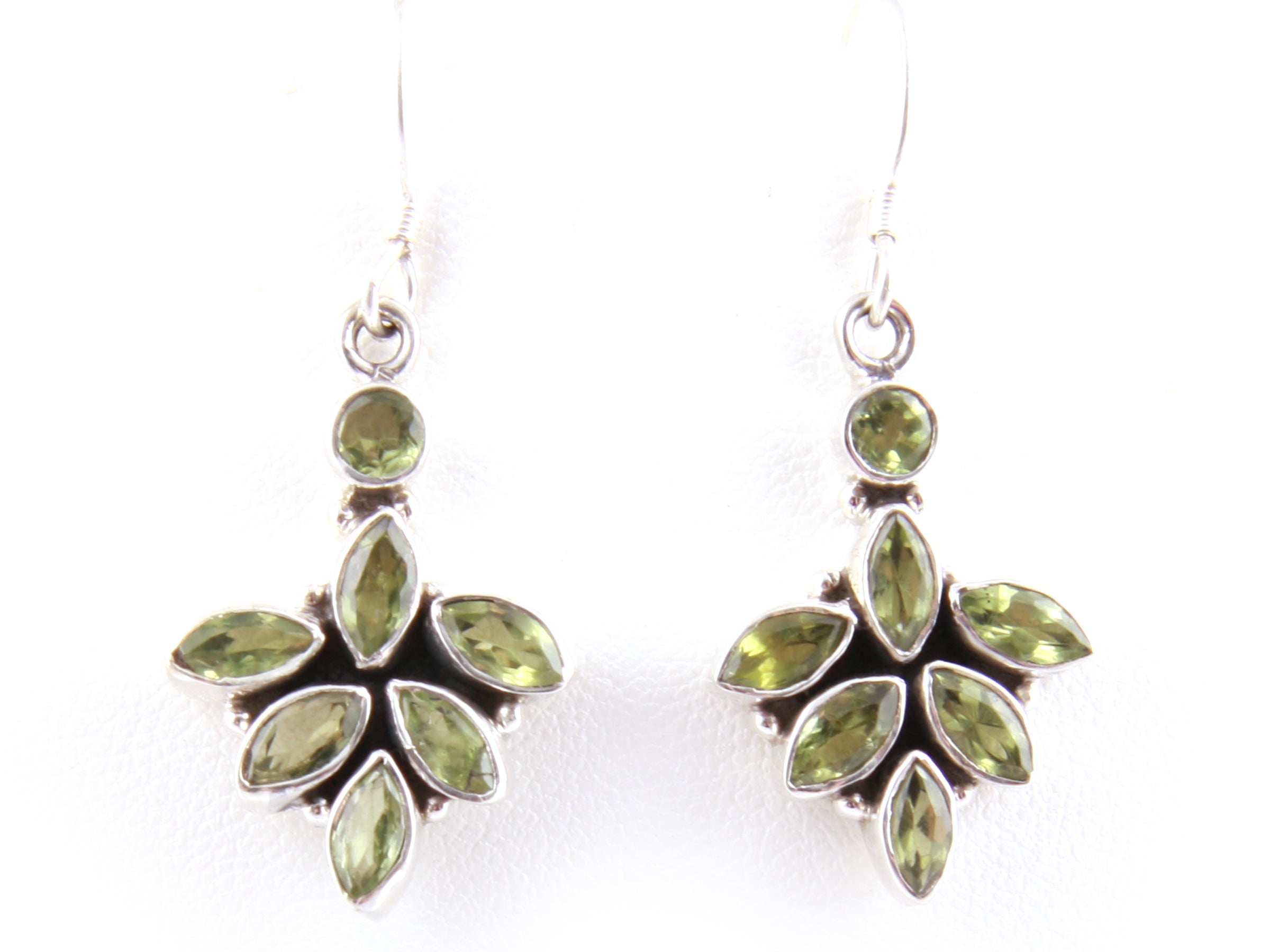 Peridot Stone Silver Pendant
