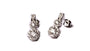 9 CT White Gold Earring.