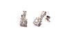 9 CT White Gold Earring.