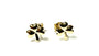 9 CT Yellow Gold Shamrock Stud Earring