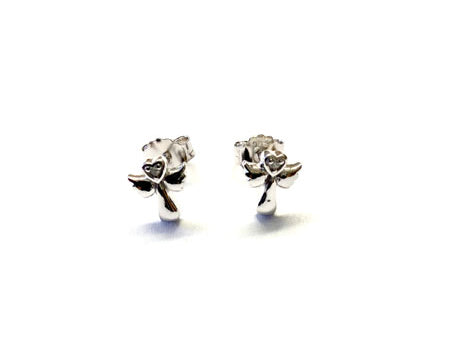 A Kids Angel Silver Earring