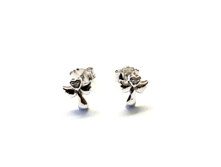 A Kids Angel Silver Earring
