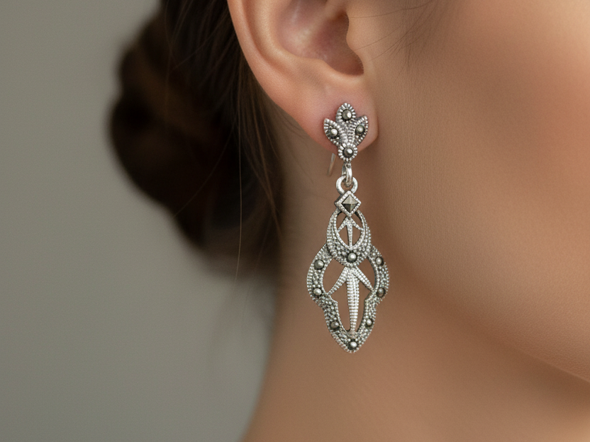 Marcasite Earring