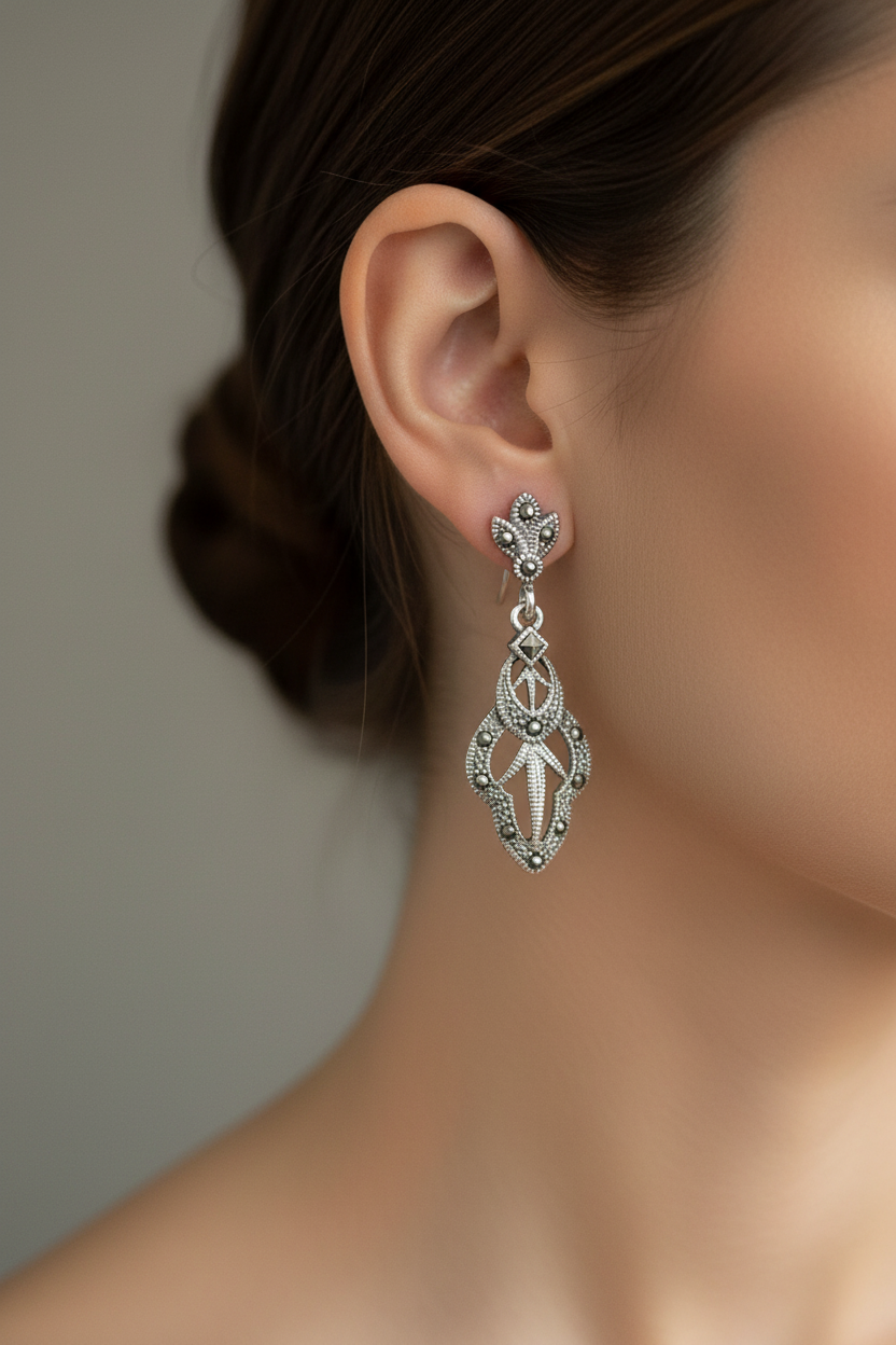 Marcasite Earring