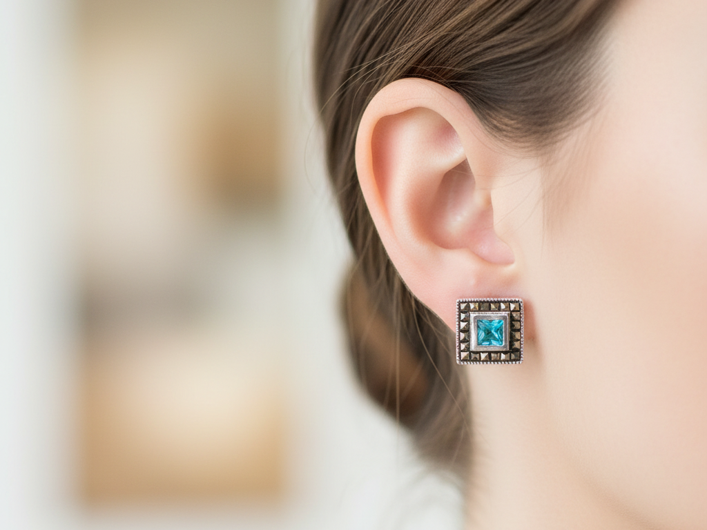 Marcasite Earring