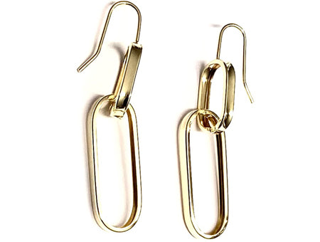 A Simply Silver Yellow Gold Plated Necklace.