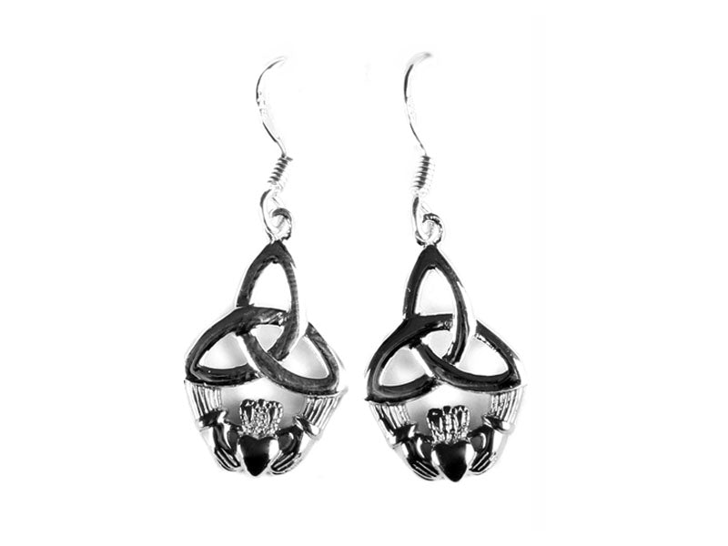 Claddagh Silver Earring