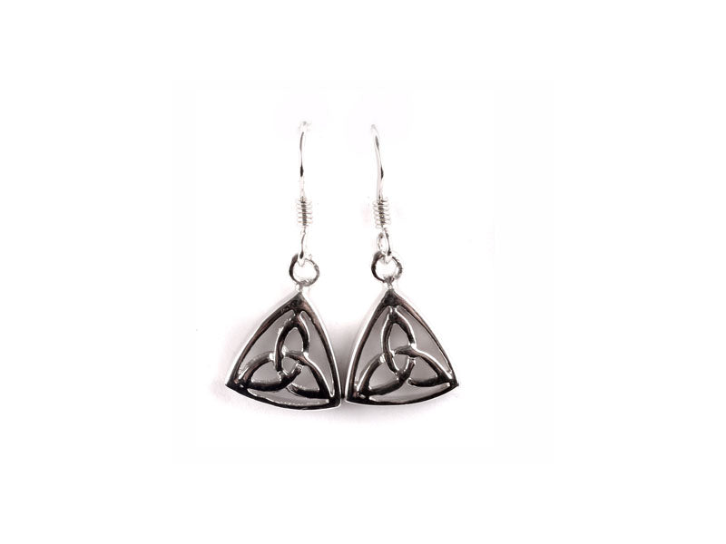 SilverTrinity Knot Earring