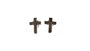 Cross Silver Earring