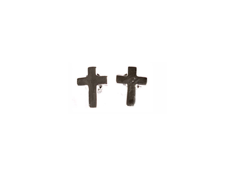 Cross Silver Earring