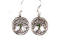 Sterling Silver Tree of Life Drop Small Earrings