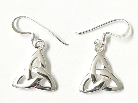 Silver Trinity Knot Earring