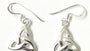 Silver Trinity Knot Earring