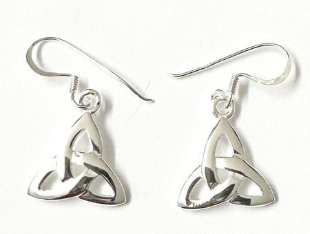 Silver Trinity Knot Earring
