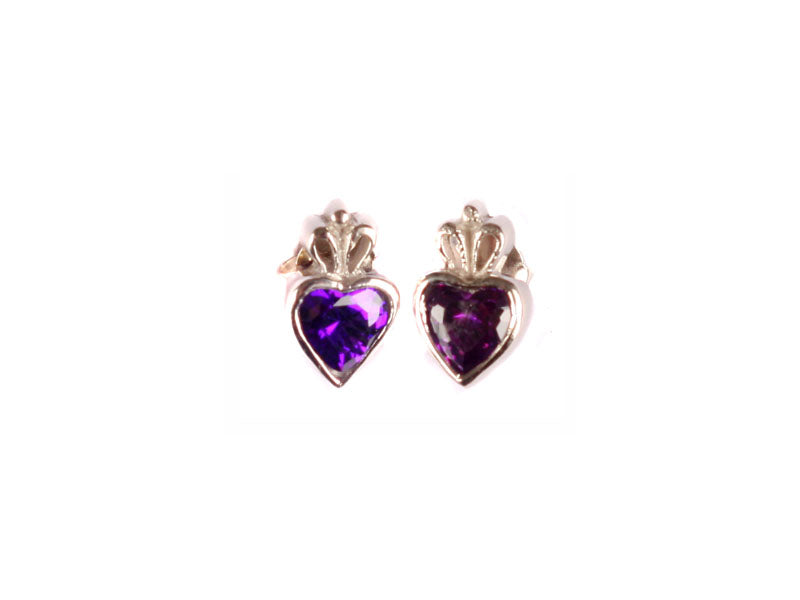 Claddagh BirthStone Earring