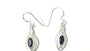 Celtic Amethyst Cz stone set Silver Earring