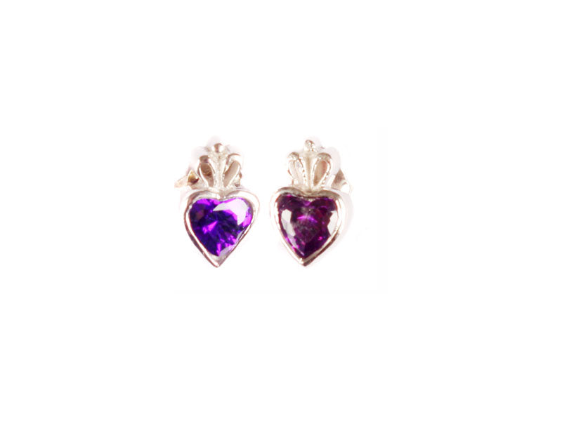 Claddagh BirthStone Earring