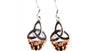Rose Gold Plated On Silver Earring