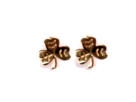 Rose Gold Plated On Silver Earring