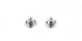 Celtic Earrings with Plain Silver