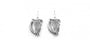Celtic Earrings with Plain Silver