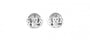 9 CT White Gold Earring.