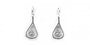 Trinity Knot Earrings with Plain Silver