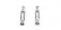 Shamrock Earrings with Plain Silver