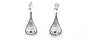 Claddagh Earrings with Plain Silver