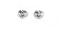 Trinity Knot Earrings with Plain Silver