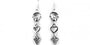 Celtic Earrings with Plain Silver