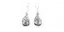 Celtic Earrings with Plain Silver