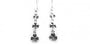 Shamrock Earrings with Plain Silver