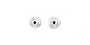 Celtic Earrings Silver with Emerald Cubic Zirconia