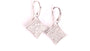 A White Cubic Zirconia Earring.
